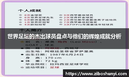 世界足坛的杰出球员盘点与他们的辉煌成就分析