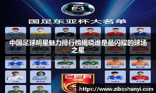 中国足球明星魅力排行榜揭晓谁是最闪耀的球场之星
